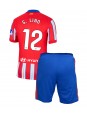 Atletico Madrid Samuel Lino #12 Hjemmedraktsett Barn 2024-25 Korte ermer (+ bukser)